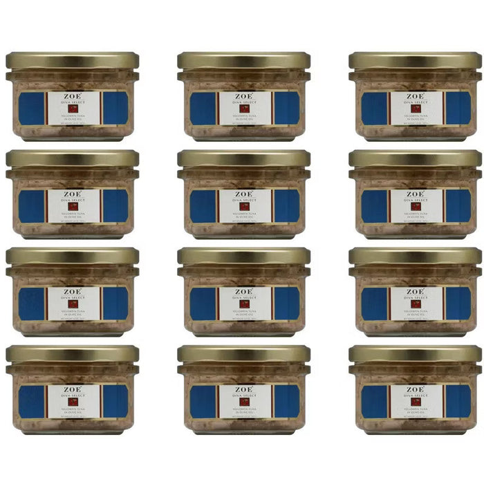 Zoe Yellowfin Tuna in Olive Oil – 6.7 oz (Pack of 12) | Premium Spanish Tuna