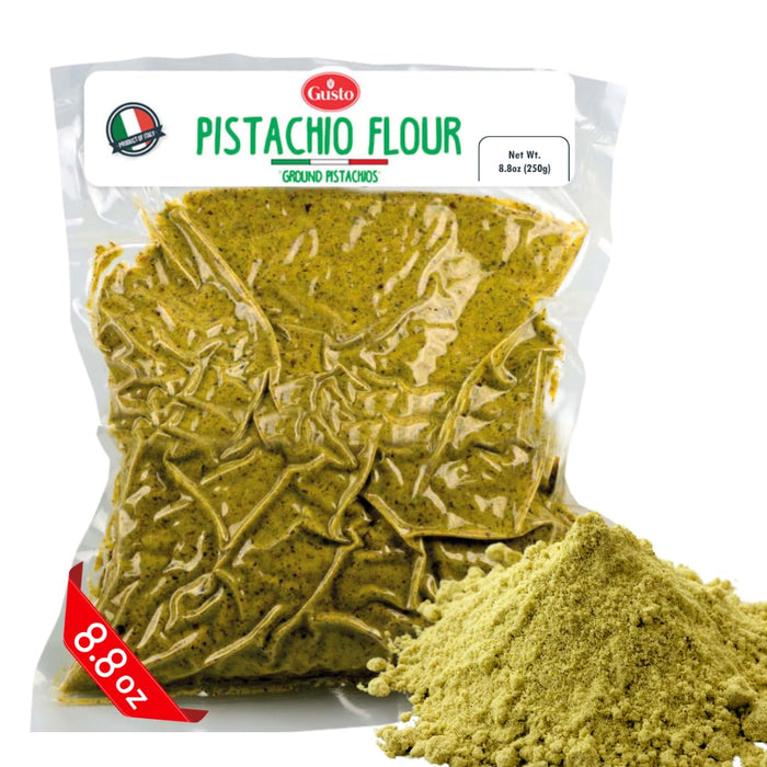Gusto Etna, Pistachio Flour,  Ground Pistachios 8.8 oz (250 g)