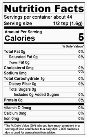 Stello Foods Spices - Garlic - Granulated 2.5 oz