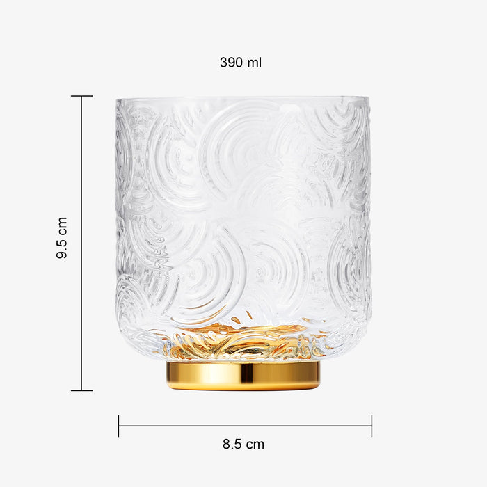 Gatsby Tumbler Drinking Glass | Set of 2