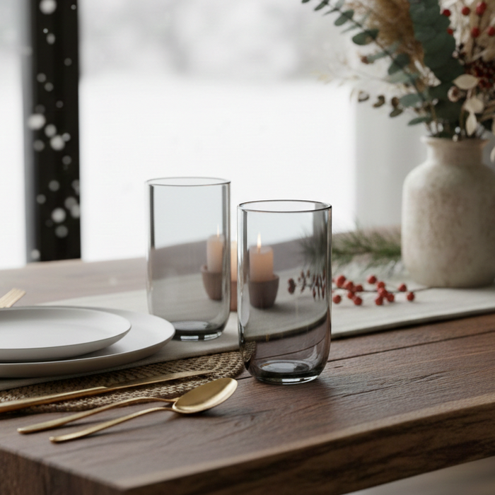 Smoke Tumbler Glass- Set of 4