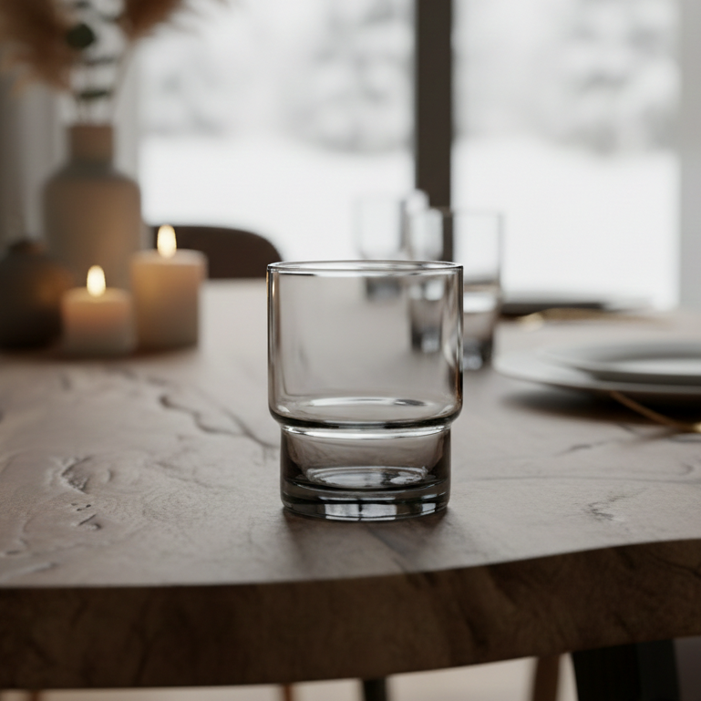 Smoke Rock Glass- Set of 4 — Specialty Food Source