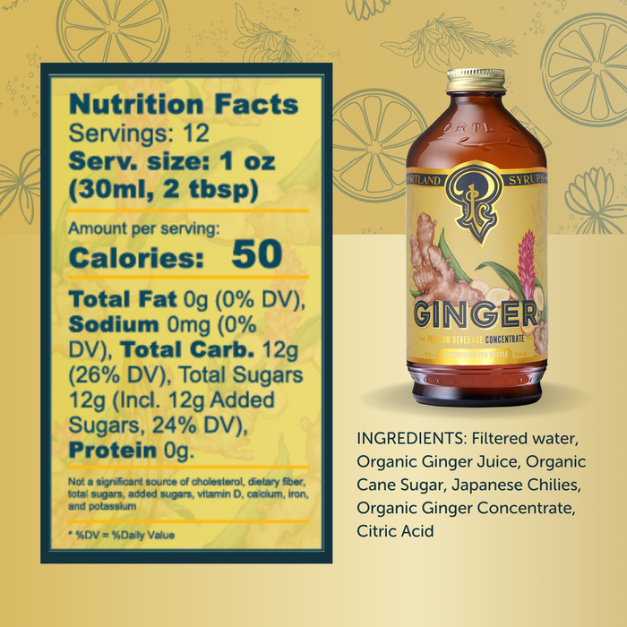 Authentic Ginger Syrup two-pack