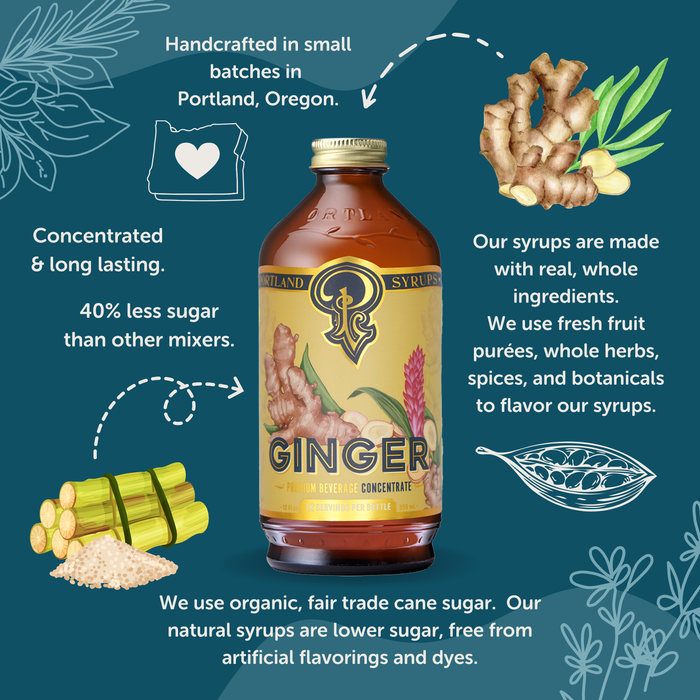 Authentic Ginger Syrup two-pack