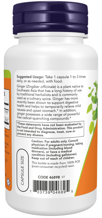 Ginger Root Extract 250mg