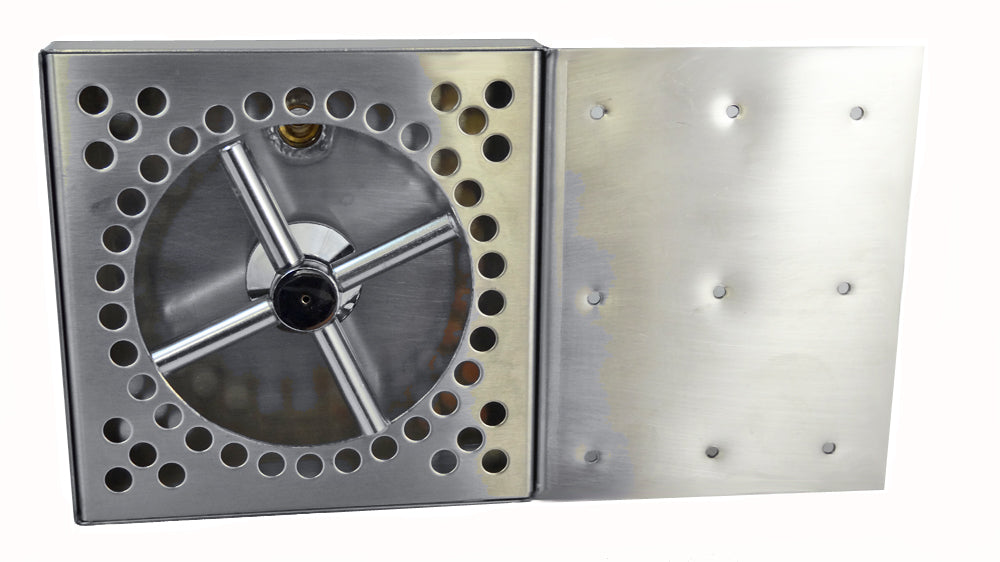 Glass Rinser Beer Drip Tray Assembly With Side Mount Flange
