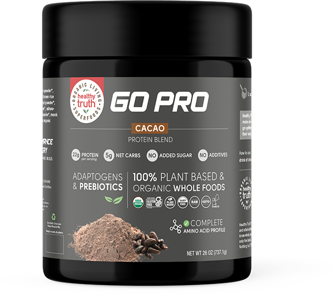 Healthy Truth Llc - Organic Cacao Protein Powder, 26 oz (Pack of 4) - Dairy & Gluten-Free