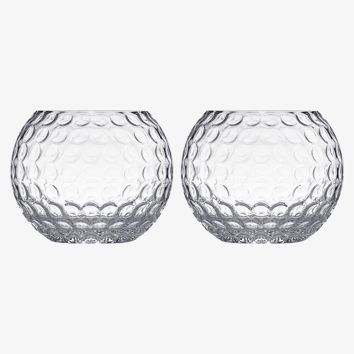 Golf Whiskey Glasses | 15 OZ Golf Ball Shaped Old Fashioned Liquor, Cocktail Glass, Crystal Unique & Fun Drinking Glassware Accessories, Gift For Him, Husband, Father, Boyfriend, Her