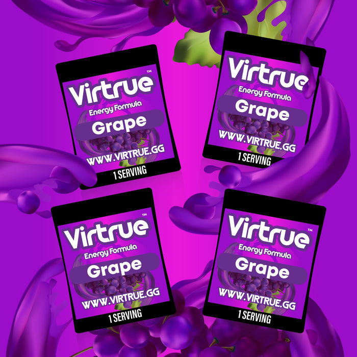 Pre-Workout Travel Packs Set of 4 - Energy Powder + Focus Boost & Hydration | Sugar Free