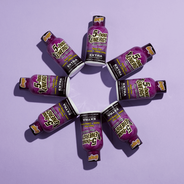 24 Pack 5-hour ENERGY Extra Strength Shots, Grape Flavor Flavor, 1.93 Fl Oz