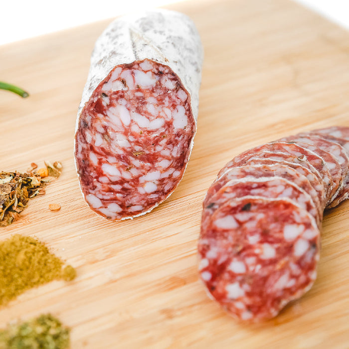 Green Chile Tequila Salami