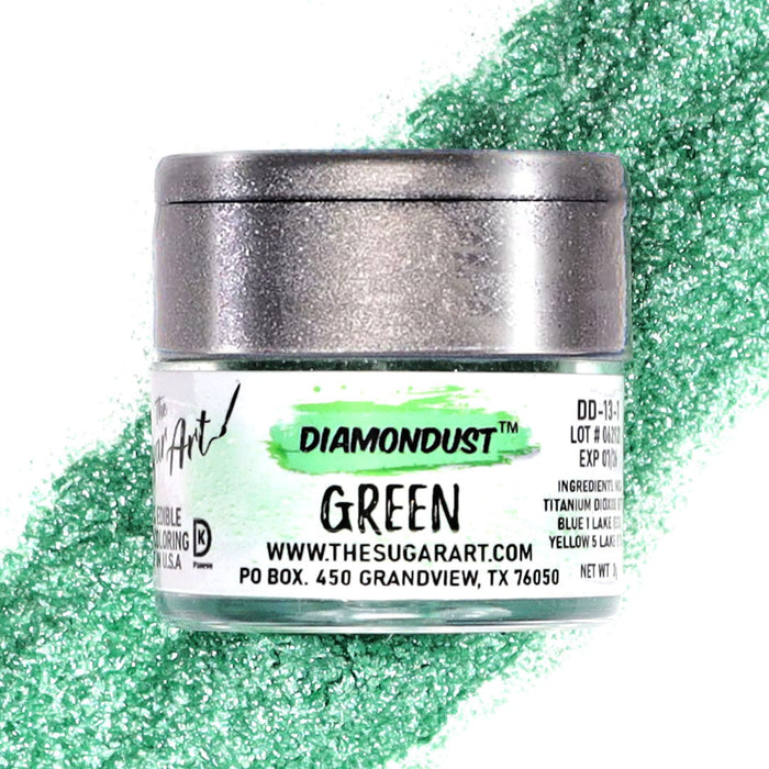 Green Edible Glitter