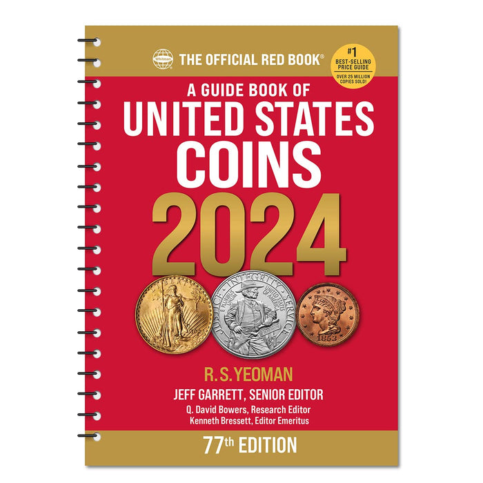 Guide Book of United States Coins 2024 (Spiral Bound)