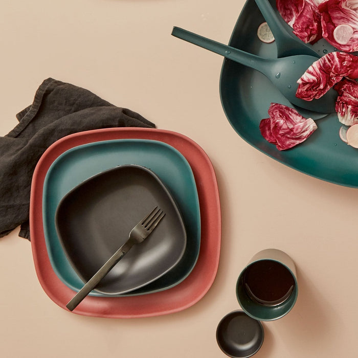 Bamboo Dinner Plate - 4 Piece Set - Spice