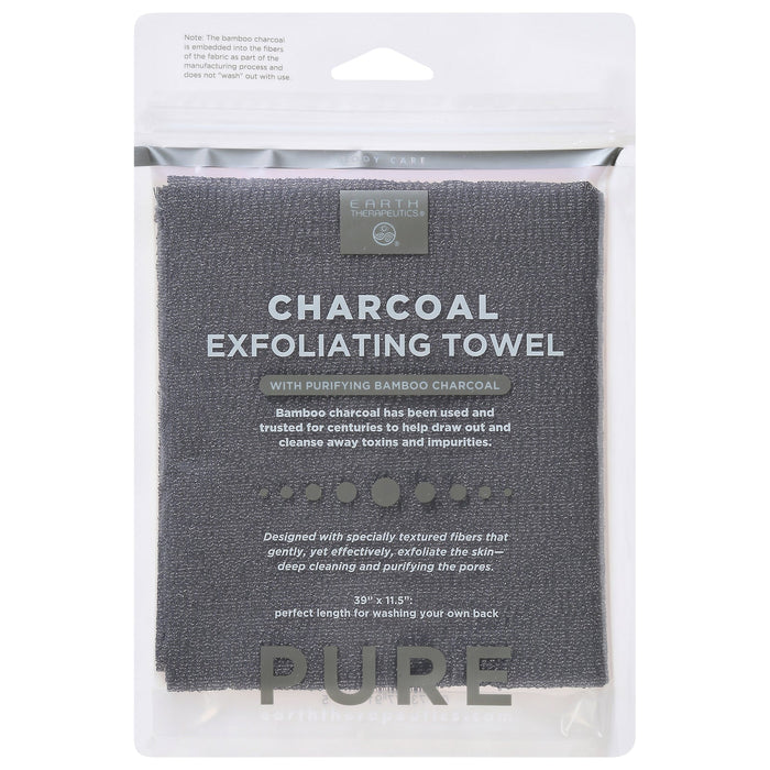 Earth Therapeutics Hydro Towel Purify Charcoal Towel - 0.6 Oz