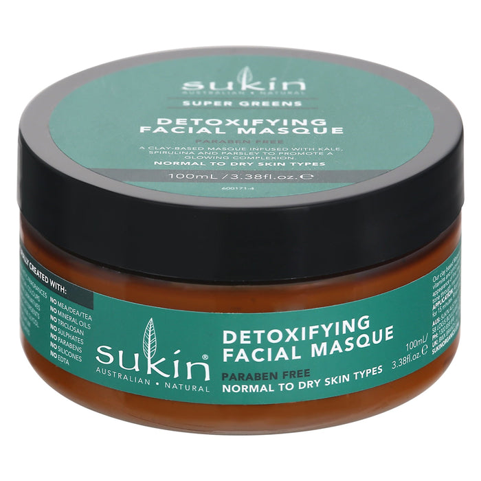 Sukin Detoxifying Clay Masque - 3.38 Fz