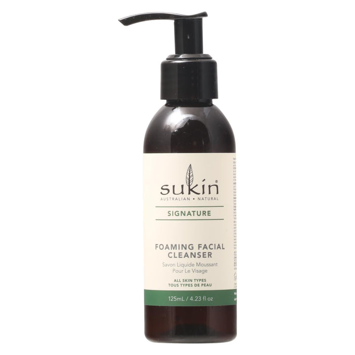 Sukin Foaming Facial Cleanser for Purified, Radiant Skin - 4.23 Fl Oz