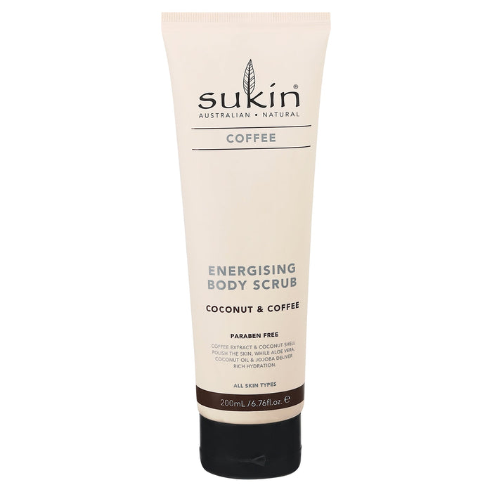 Sukin Coffee Coconut Uplifting Body Scrub - 6.76 Fl. Oz.