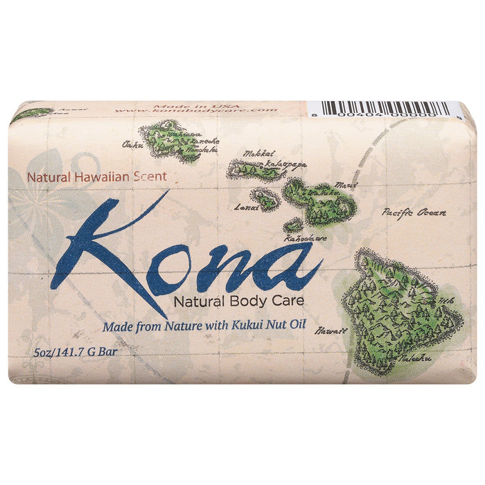 Kona Kukui Nut Oil Bar Soap (1-5 Oz Bar)