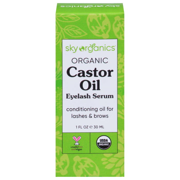 Sky Organics Castor Oil Eyelash Serum - 1 Oz