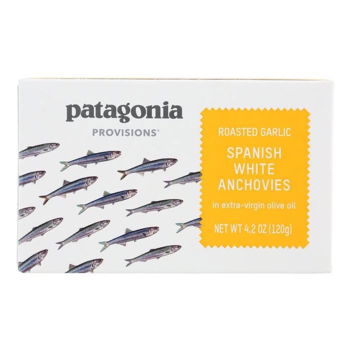 Patagonia Provisions Roasted Garlic Anchovies (10-Pack) 4.2 Oz