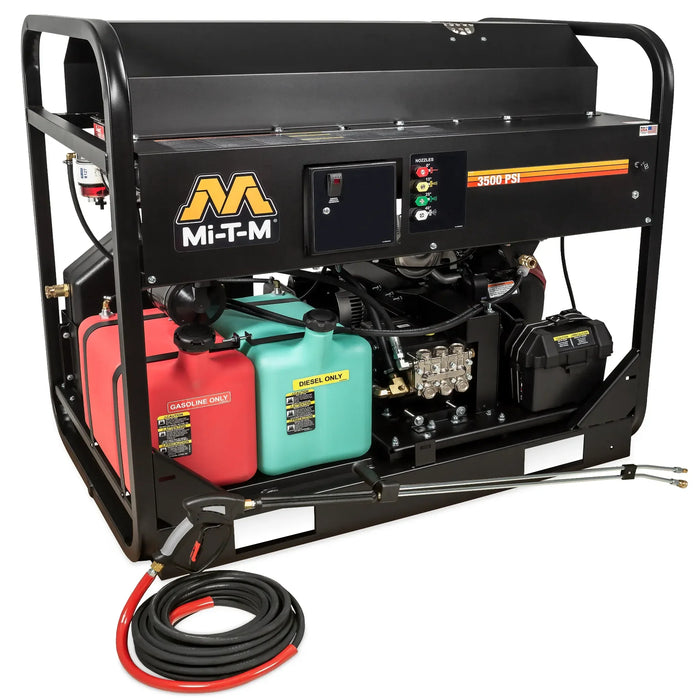 Mi-T-M HS-3505-1MGK Hot Water Pressure Washer – 3500 PSI, 4.7 GPM