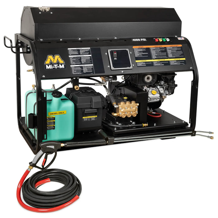 Mi-T-M HS-4004-0MGV Hot Water Pressure Washer – 4000 PSI, 3.7 GPM