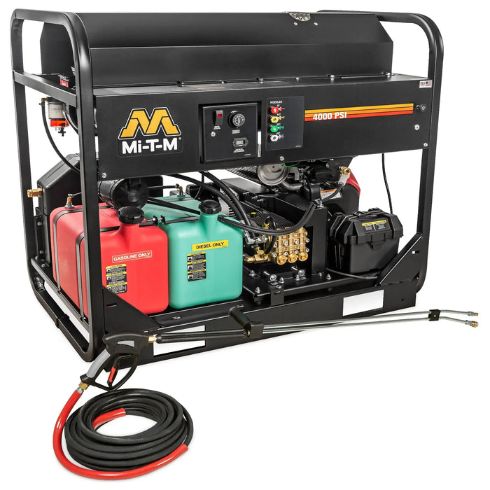 Mi-T-M HS-4004-1MAH Hot Water Pressure Washer – 4000 PSI, 4.0 GPM