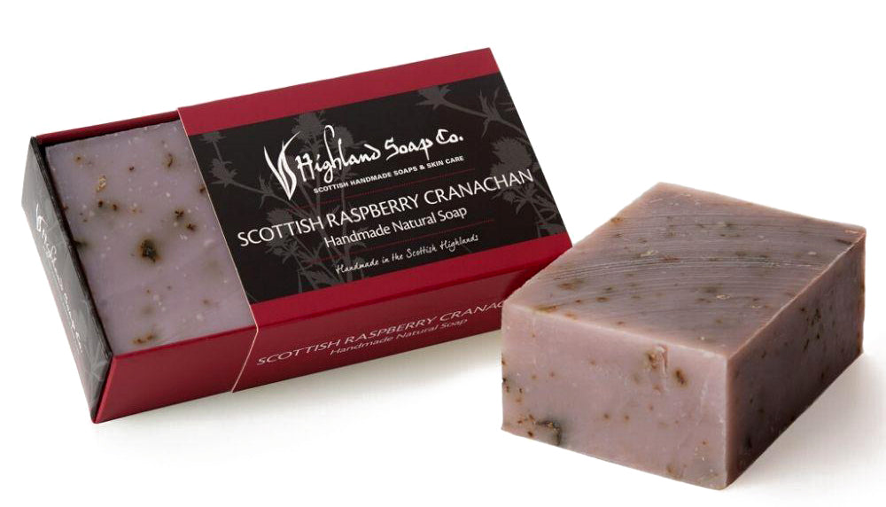 Scottish Raspberry Cranachan Natural Soap Bar