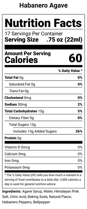 Habanero Agave Syrup
