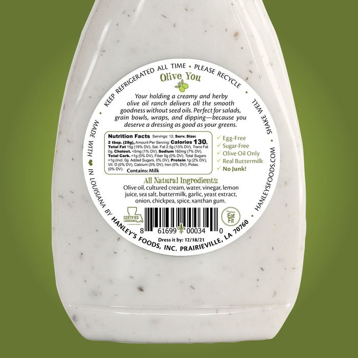Olive oil Ranch dressing/dip