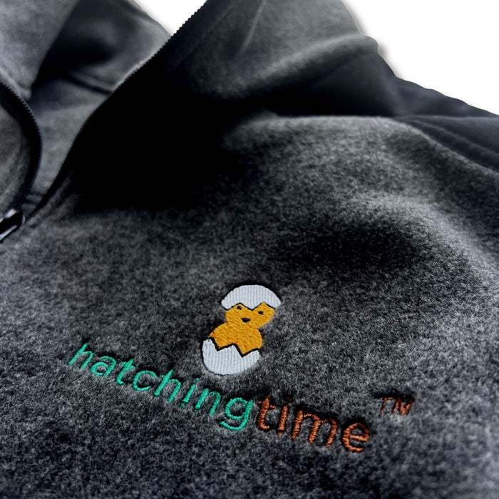Hatching Time Unisex Fleece Jacket (Gray)