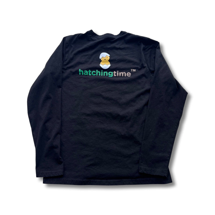 Hatching Time Unisex Long Sleeve Shirt (Black)