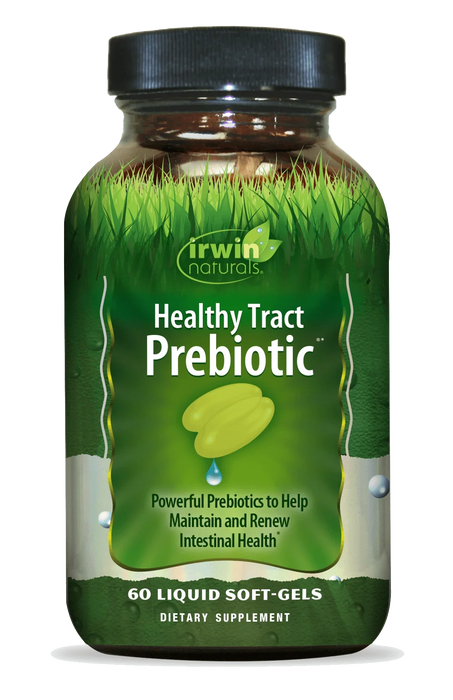 Irwin Naturals - Healthy Tract Prebiotic, 60 Softgels - Digestive Health Support