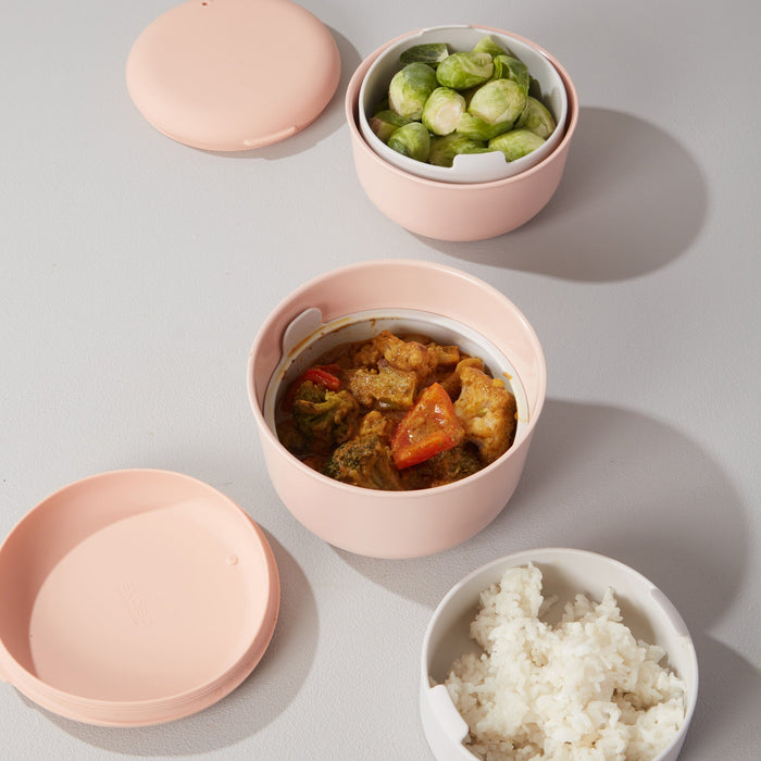 25 oz Lunch Set with heat-safe insert - Blush