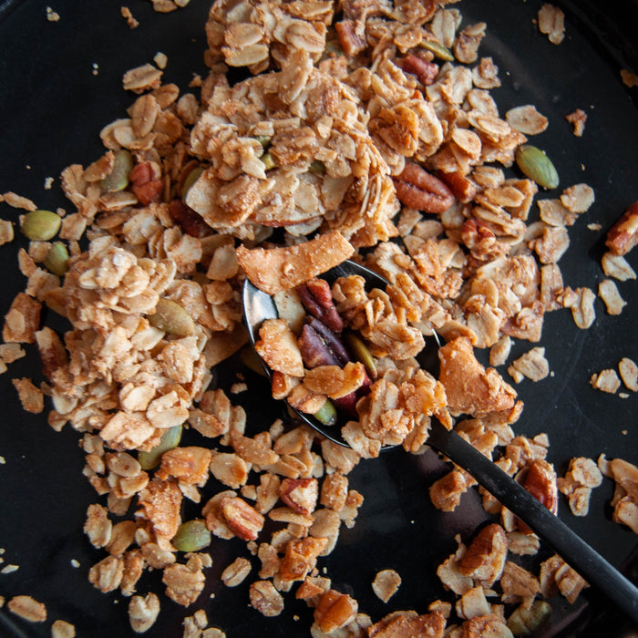 Maple Pecan Granola with Sea Salt