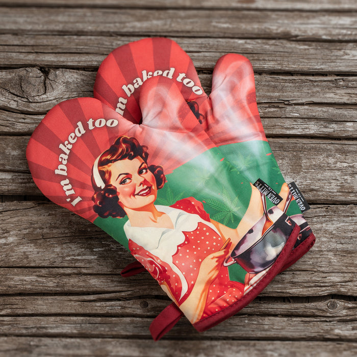 I'm Baked Too Oven Mitts And Potholder Set