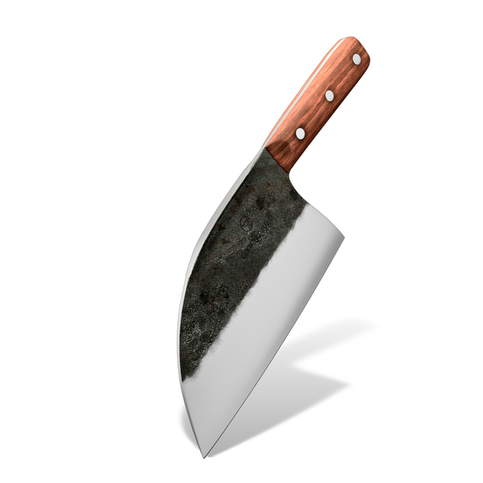 Rustic Cleaver Rustic Hand Forged Serbian Cleaver — Specialty Food Source