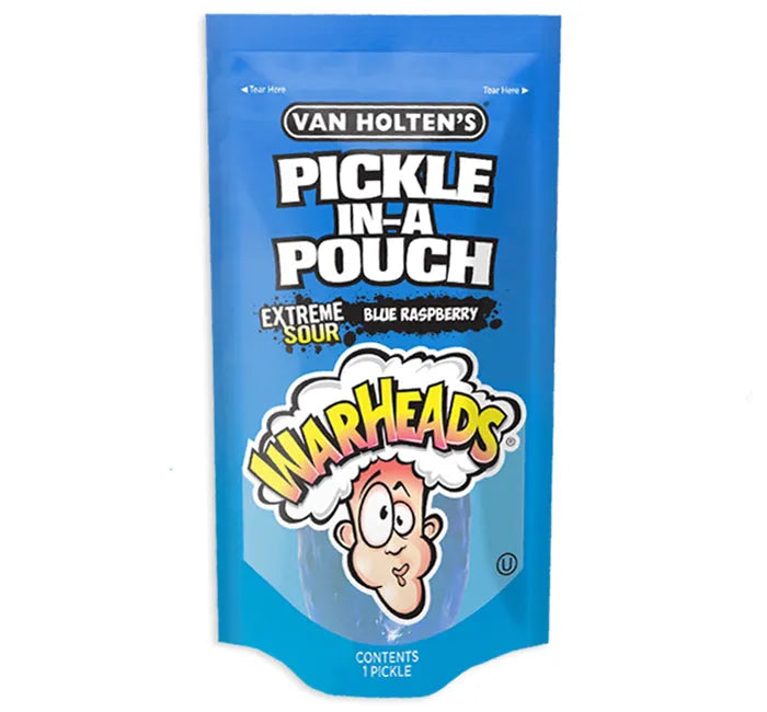 Van Holten’s Pickle in-a Pouch Warheads Blue Raspberry