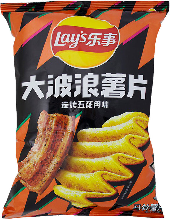 Lay's Grilled Pork Belly Potato Chips (70g) (China)