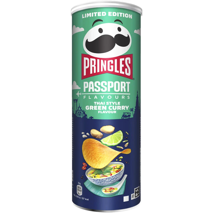 Pringles Passport Flavours: Thai Style Green Curry (165g) (UK)