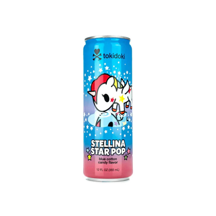 Tokidoki Stelina Star Pop Blue Cotton Candy Flavor (12 fl oz) - Boston America