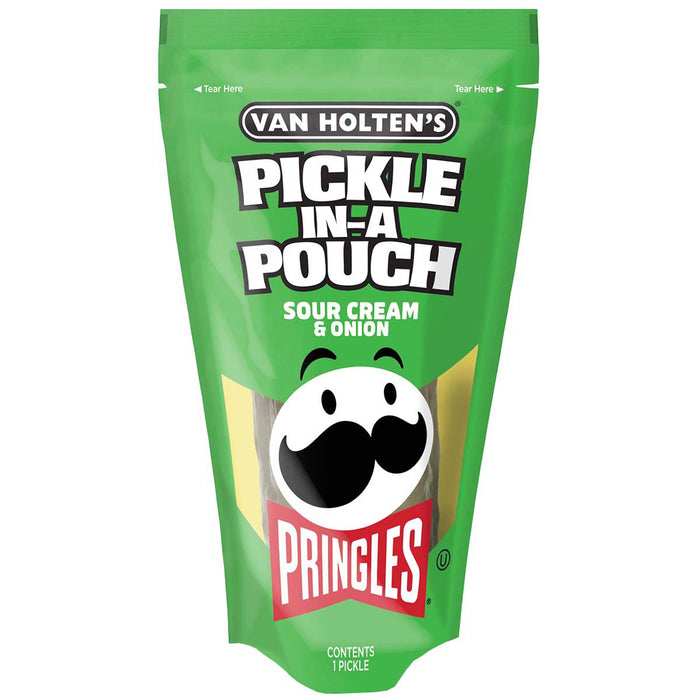 Van Holten’s Pickle in a Pouch - Pringles Sour Cream & Onion