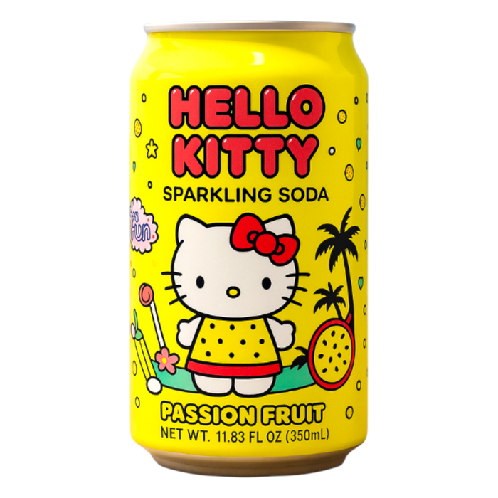 Hello Kitty Sparkling Soda - Passionfruit (350mL) (Japan)