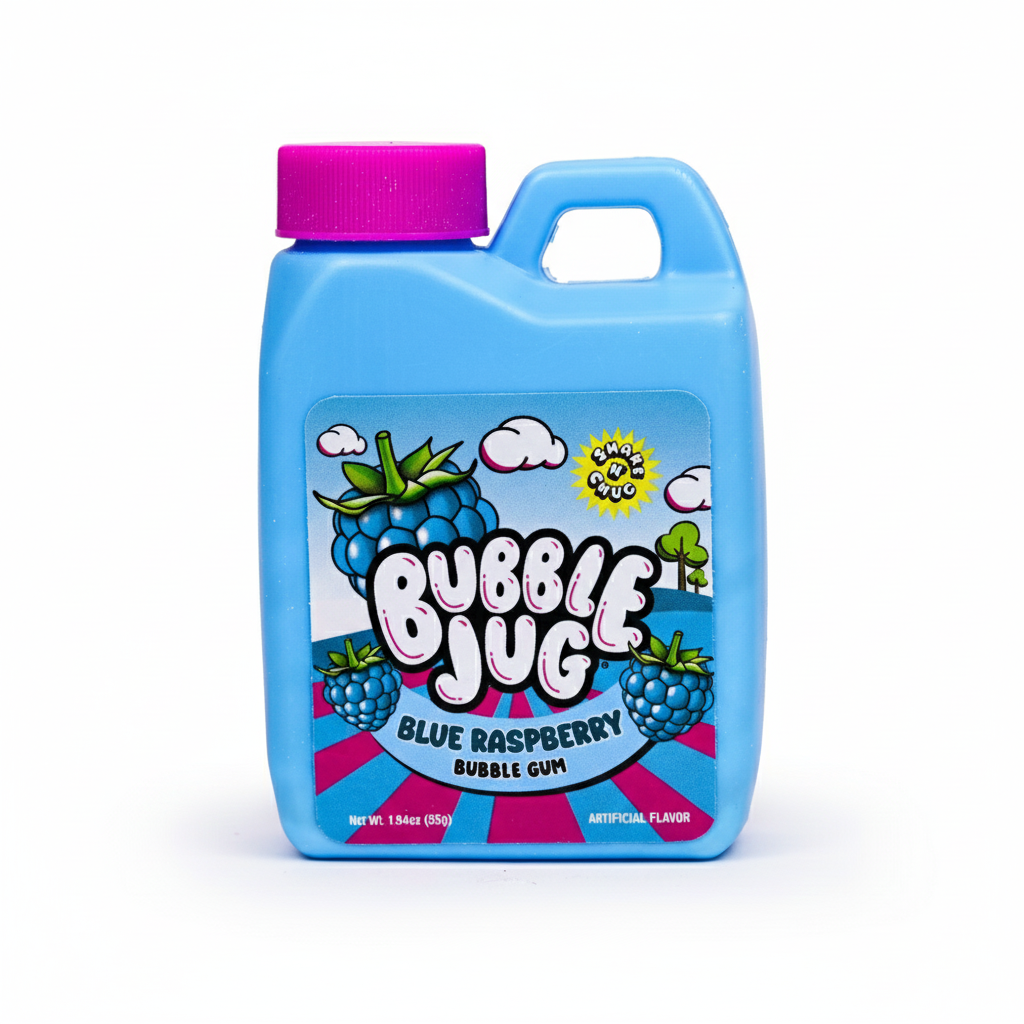 Bubble Jug Bubble Gum - Blue Raspberry (55g) — Specialty Food Source