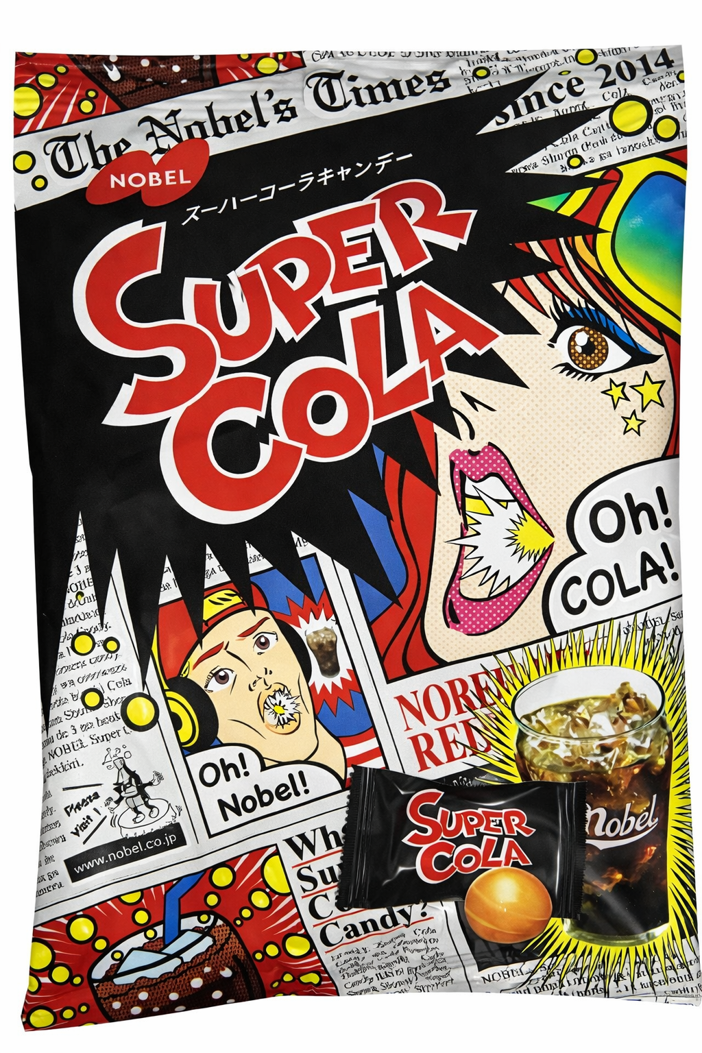 Nobel Super Cola Hard Candy (79.8g) (Japan) — Specialty Food Source