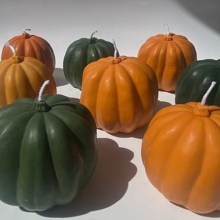 Pumpkin Candle - Orange