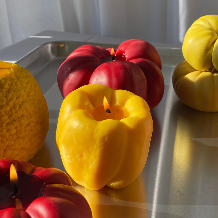 Bell Pepper Candle - Yellow