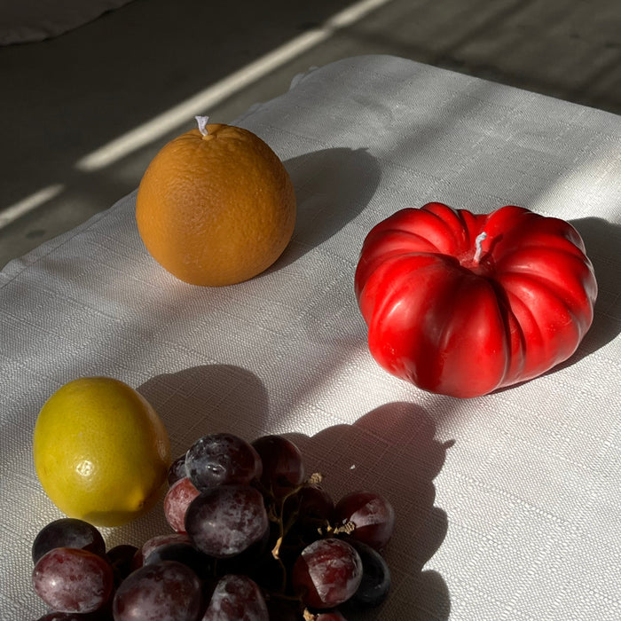 Jumbo Heirloom Tomato Candle - Red