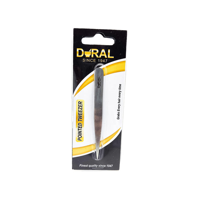 Dural Pointed Tweezer Silver